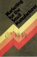 MARKETING FOR THE SMALL MANUFACTURER（1983 PDF版）