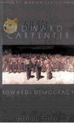 EDWARD CARPENTER 1883 PDF电子版封面 090704073X