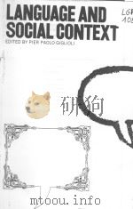 Language and Social Context（1972 PDF版）