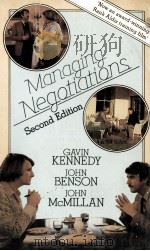 MANAGING NEGOTIATIONS SECOND EDITION（1980 PDF版）
