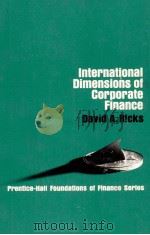 INTERNATIONAL DIMENSIONS OF CORPORATE FINANCE（1978 PDF版）