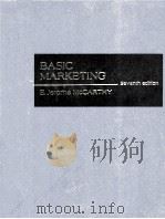 BASIC MARKETING SEVENTH EDITION 1981 PDF电子版封面 0256025339