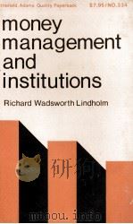 MONEY MANAGEMENT AND INSTITUTIONS（1978 PDF版）