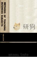 METHOOD OF TEACHING BUSINSS SUBJECTS THIRD EDITION 1965 PDF电子版封面 HERBERT A.TONNE
