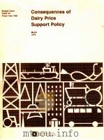 CONSEQUENCES OF DAIRY PRICE SUPPORT POLICY（1979 PDF版）