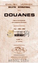 ENGLISH VERSION BULLETIN INTERNATIONAL DES DOUANES  YEAR 1982-1983 NUMBER 94（ PDF版）