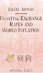 FLOATING EXCHANGE RATES AND WORLD INFLATION 1984 PDF电子版封面 0333344219 JALEEL AHMAD