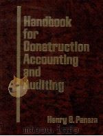 HANDBOOK FOR CONSTRUCTION ACCOUNTING AND AUDITING（1983 PDF版）