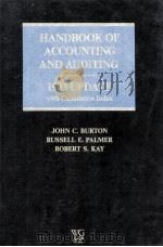 HANDBOOK OF ACCOUNTING AND AUDITING 1982 UPDATE WITH CUMULATIVE INDEX 1980 PDF电子版封面 0882628127 JOHN C.BURTON