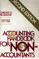 ACCOUNTING HANDBOOK FOR NONACCOUNTANTS SECOND EDITION 1979 PDF电子版封面 0843607653