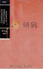 RESEARCH IN POPULATION ECONOMICS VOLUME 2（1980 PDF版）