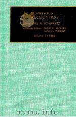 ADVANCES IN ACCOUNTING VOLUME 1（1984 PDF版）