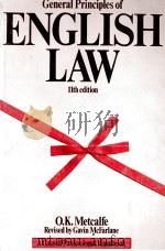 GENERAL PRINCIPLES OF ENGLISH LAW 1980 PDF电子版封面 0304305286