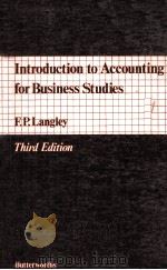 INTRODUCTION  TO ACCOUNTING FOR BUSINESS STUDIES  THIRD EDITION（1978 PDF版）