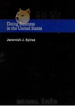 DOING BUSINESS IN THE UNITED STATES 3 1984 PDF电子版封面