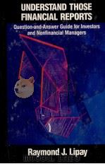 UNDERSTAND THOSE FINANCIAL REPORTS QUESTION-AND-ANSWER GUIDE  FOR ONVERSTORS AND NONFINANCIAL MANAGE（1984 PDF版）