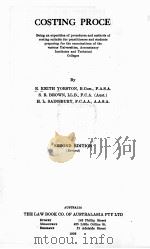 COSTING PROCEDUKES（1956 PDF版）
