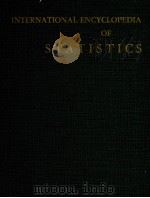 INTERNATIONAL ENCYCLOPEDIA OF STATISTICS（1978 PDF版）