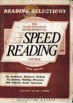 THE SACK-YOURMAN DEVELOPMENTAL SPEED READING COURSE AN ANALYTICAL METHOD TO DEVELOP READING EFFICIEN 1984 PDF电子版封面 0890260605