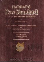 HARRAP'S NEW STANDARD FRENCH AND ENGLISH DICTIONARY 1980 PDF电子版封面 0245518592