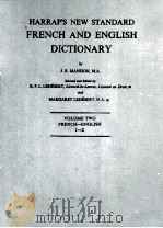 HARRAP'S NEW STANDARD FRENCH AND ENGLISH DICTIONARY J-Z（1980 PDF版）