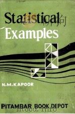 STATISTICAL EXAMPLES PDF电子版封面 N.M.KAPOOR