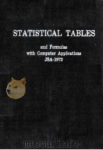 STATISTICAL TABLES AND FORMULAS WITH COMPUTER APPLICATIONS  JSA 1972（ PDF版）