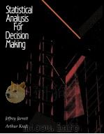 STATISTICAL ANALYSIS FOR DECISION MAKING（1988 PDF版）