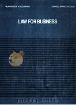 STUDENT WORKBOOK TO ACCOMPANY LAW FOR BUSINESS 1983 PDF电子版封面 0256028052