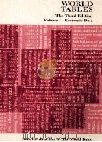 WORLD TABLES THE THIRD EDITION VOLUME 1（1983 PDF版）