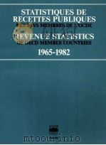 STATISTIQUES DE RECETTES PUBLIQUES DES PAYS MEMBRES DE LOCDE REVENUE STATISTTICS OF OECD MEMBER COUN 1983 PDF电子版封面 9264024530
