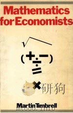 MATHEMATICS FOR ECONOMISTS 1984 PDF电子版封面 0631140875
