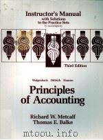 INSTRUCTOR'S MANUAL WITH SOLUTIONS TO THE PRACTICE SETS TO ACCOMPANY PRINCIPLES OF ACCOUNTING T 1984 PDF电子版封面 0155713620
