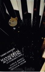 MANAGEMENT ACCOUNTING AN INTRODUCTION THIRD EDITION 1980 PDF电子版封面 0675084202