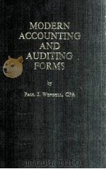 MODERN ACCOUNTING AND AUDITING FORMS 1978 PDF电子版封面 0882621769 PAUL J.WENDELL