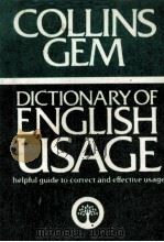 COLLINS GEM DICTIONARY OF ENGLISH USAGE（1970 PDF版）