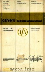CAHIERS DE DROIT FISCAL INTERNATIONAL VOLUME LXXB DEUXIEME SUJET 1985 PDF电子版封面 9065442197