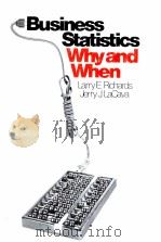 BUSINESS STATISTICS WHY AND WHEN 1978 PDF电子版封面 0070522731