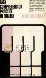 EASY COMPREHENSION PRACTICE IN ENGLISH 1975 PDF电子版封面