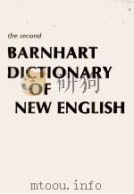 BARNHART DICTIONARY OF NEW ENGLISH THE SECOND（1980 PDF版）