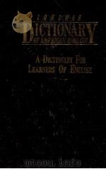 LONGMEAN DICTIONARY OF AMERICAN ENGLISH A DICTIONARY FOR LEARNERS OF ENGLISH（1983 PDF版）