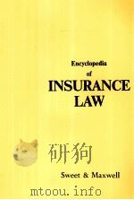 ECYCLOPEDIA OF ISSURANCELAW PDF电子版封面