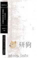 RESEARCH IN URBAN ECONOMICS A RESEARCH ANNUAL VOLUME 3（1983 PDF版）