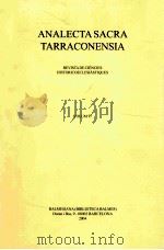 ANALECTA SACRA TARRACONENSIA VOLUM 77 2004（ PDF版）