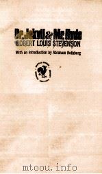 DR.JEKYLL AND MR.HYDE 1967 PDF电子版封面 ROBERT LOUIS
