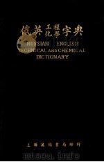 RUSSIAN ENGLISH TEACHNICA LAD CHEMICAL DICTIONARY PDF电子版封面