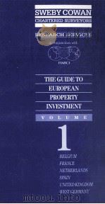 THE GUIDE TO EUROPEN PROPERTY INVESTMENT VOLUME 1（1989 PDF版）