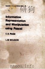 INFORMATION REPRESENTATION AND MANIPULATION USING PASCAL（1982 PDF版）