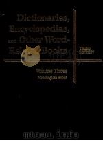 DICTIONARIES ENCYCLOPEDIAS AND OTHR WORD RELATED BOOKS THIRD EDITION VOLUME THIRD（1981 PDF版）