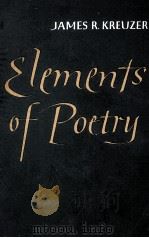 ELEMENTS OF POR\ETRY 1955 PDF电子版封面